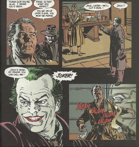 Batman movie Joker first appearance