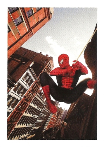 Spider-Man swinging
